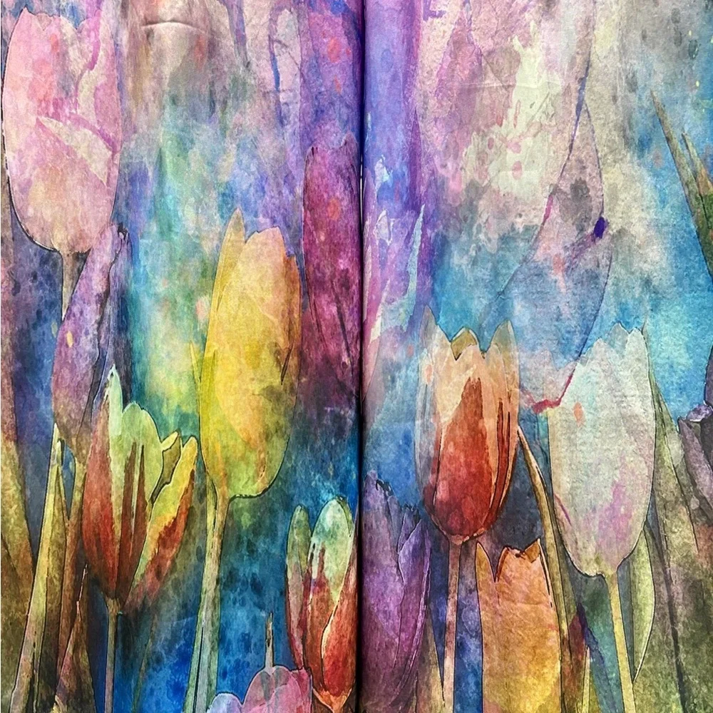 Wayfair Mod Tulip Monet Style Curtains 2 Panels 20x53
